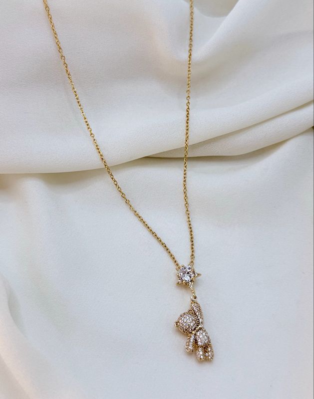 Collana star teddy gold