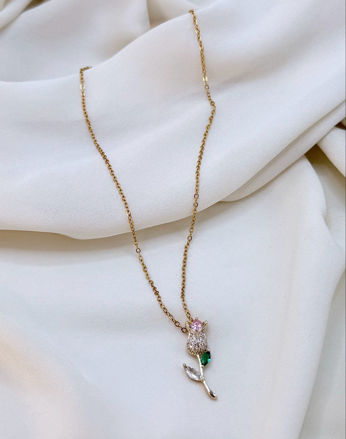 Collana tullipà gold