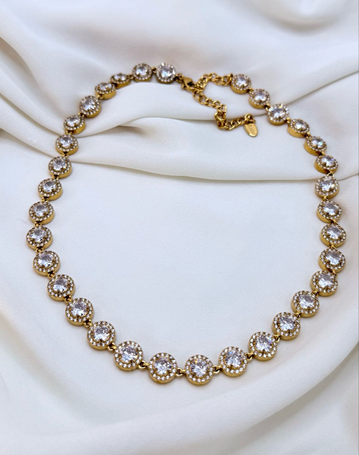 Girocollo Glam white gold