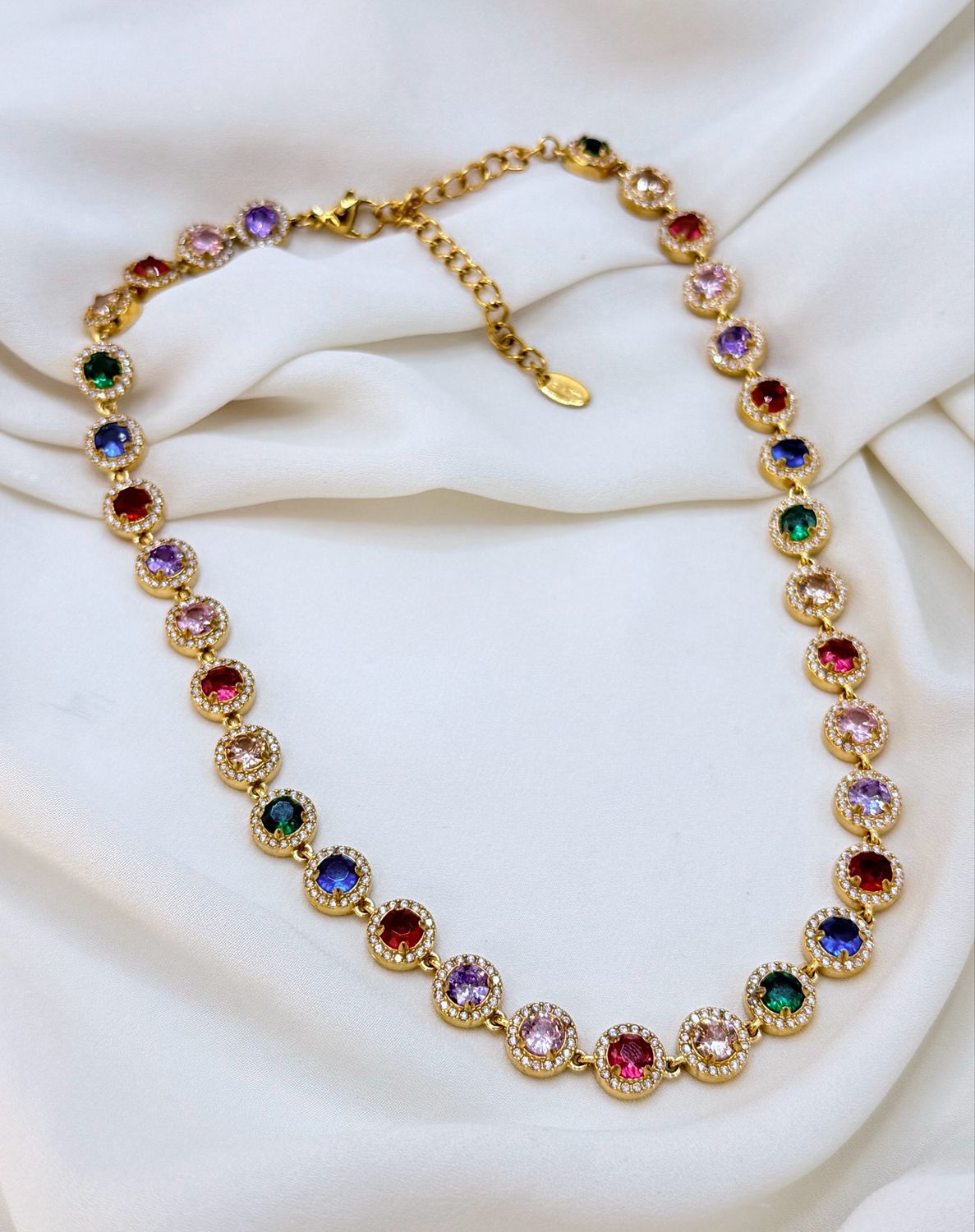 Girocollo Glam multicolor Gold