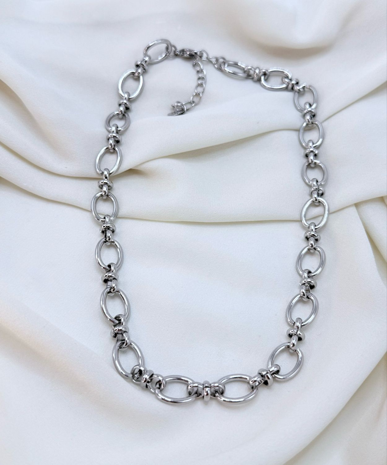 Girocollo infinity silver