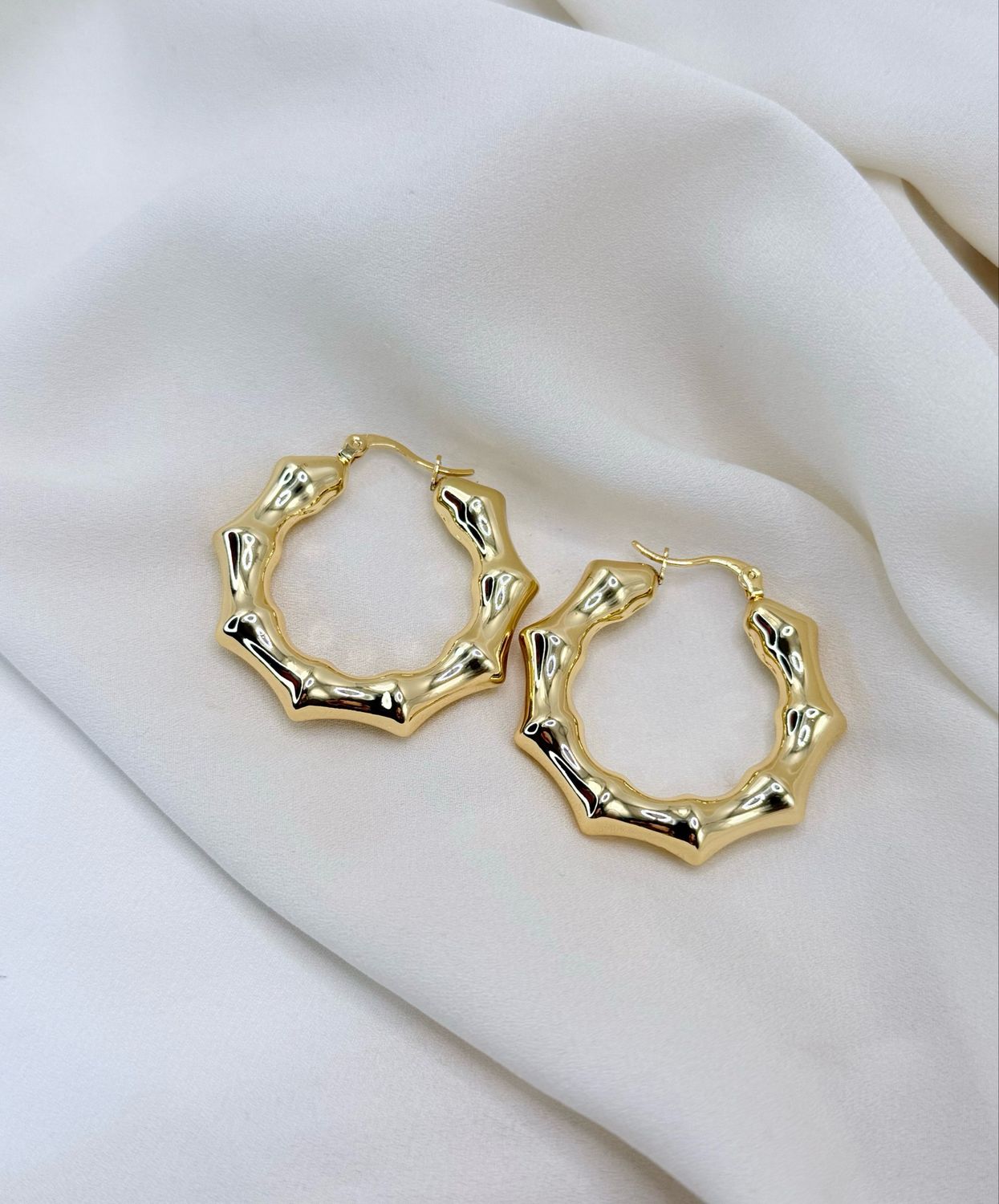 Orecchini bambù Gold