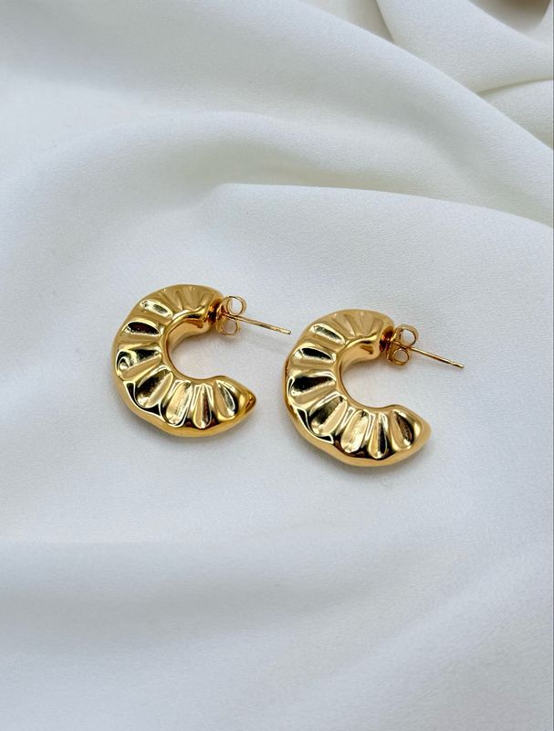 Orecchini orange gold