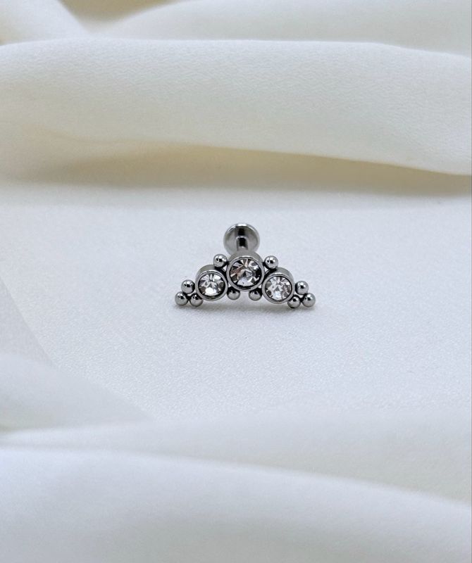 Piercing archetto silver
