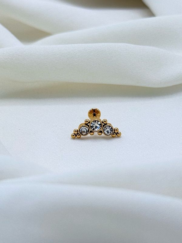 Piercing archetto gold