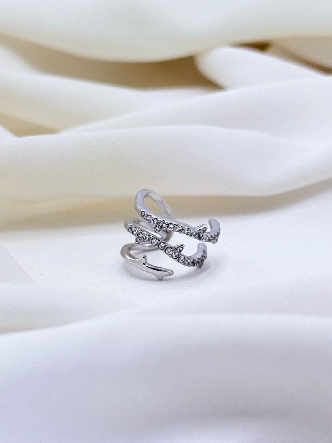 Earcuff Ursula silver