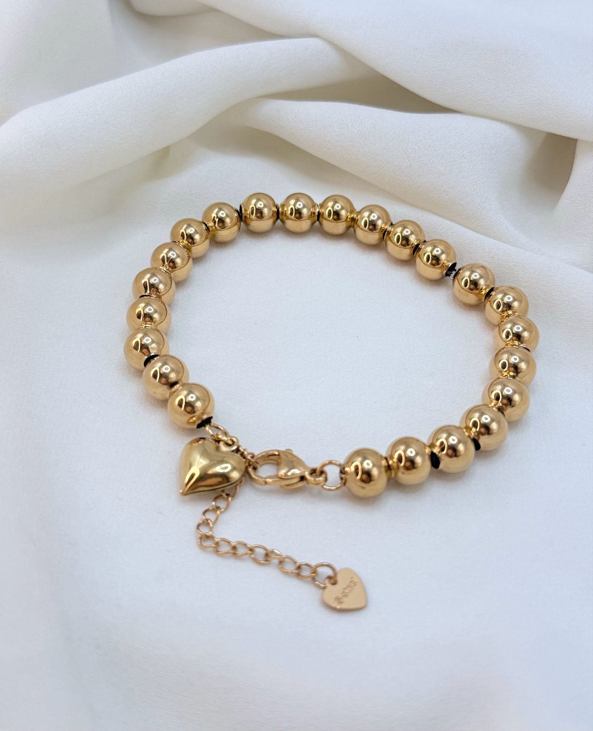 Bracciale sfere 8mm gold