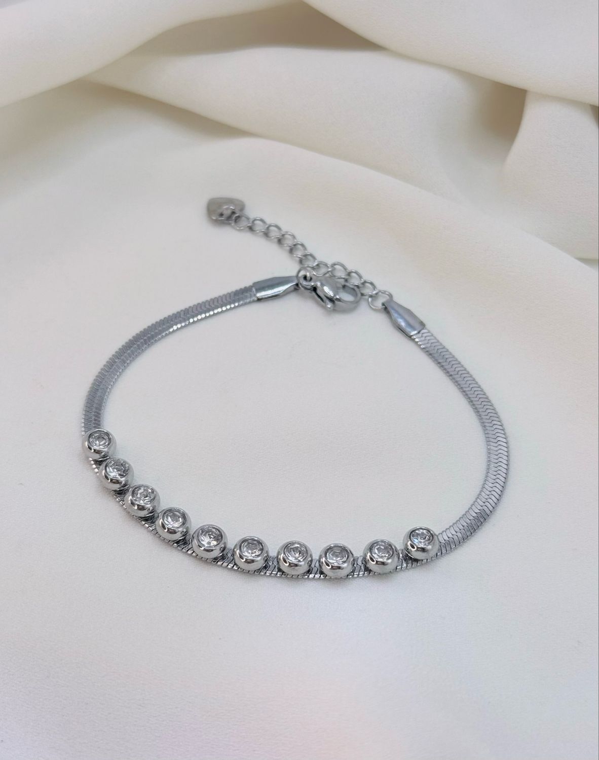 Bracciale snake onion silver