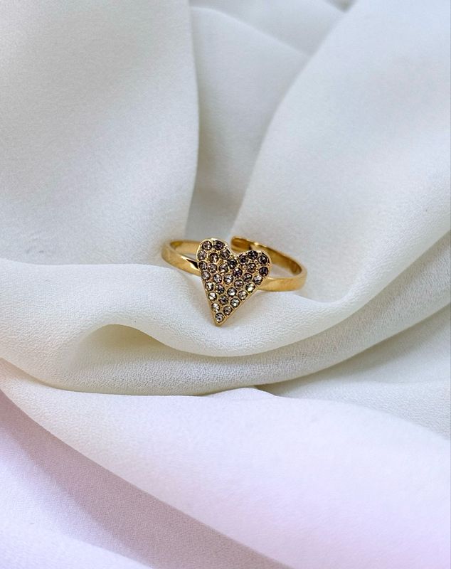 Anello love pavè Gold
