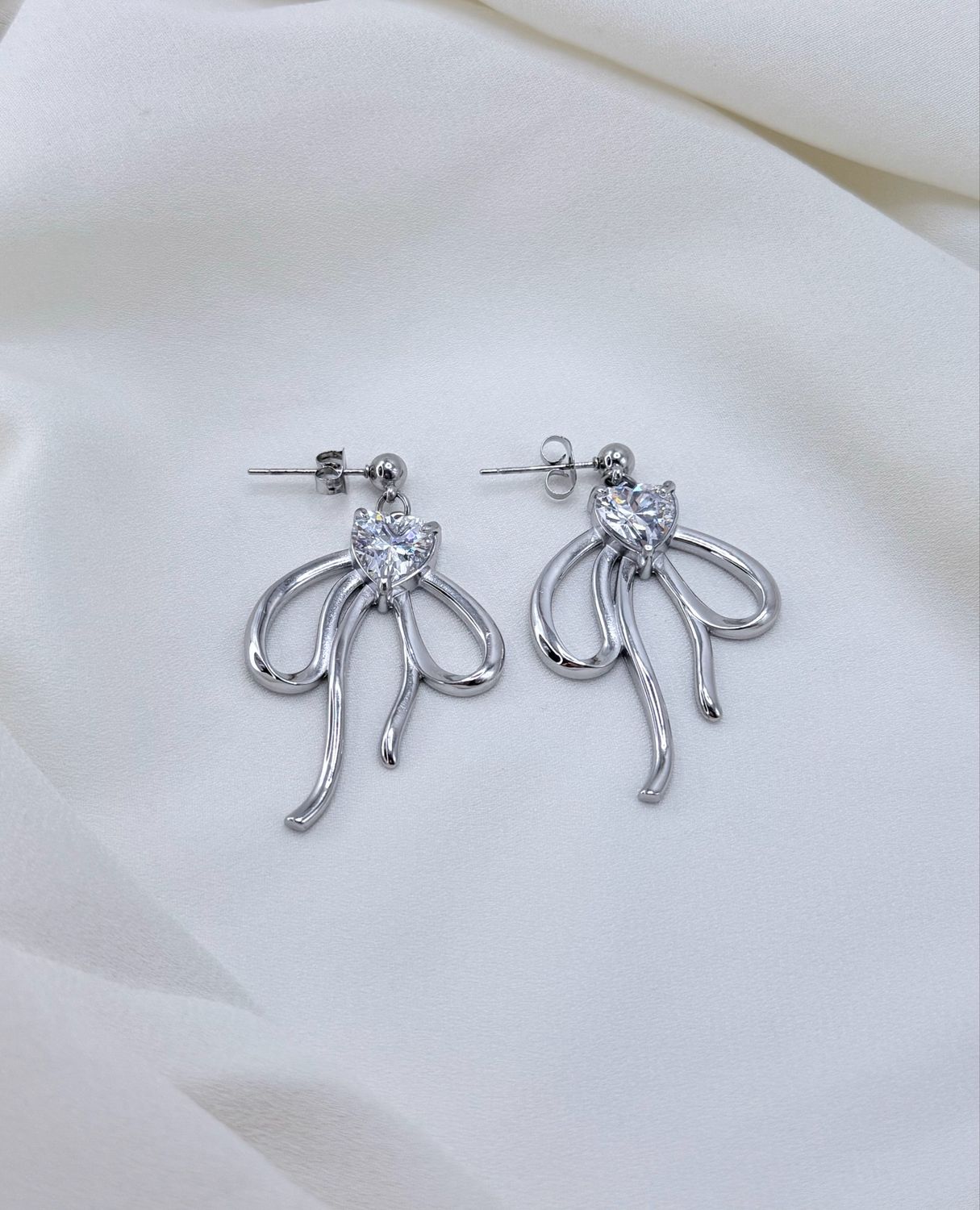 Orecchini coquette silver
