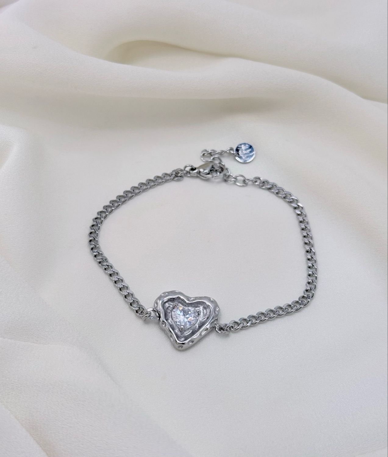 Bracciale fluid love silver