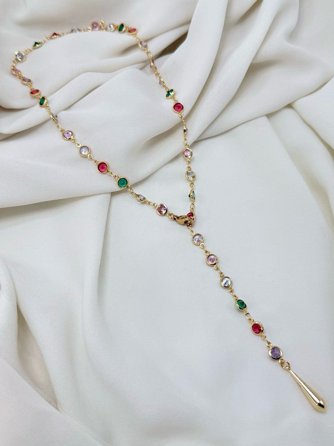 Collana multicolor tie