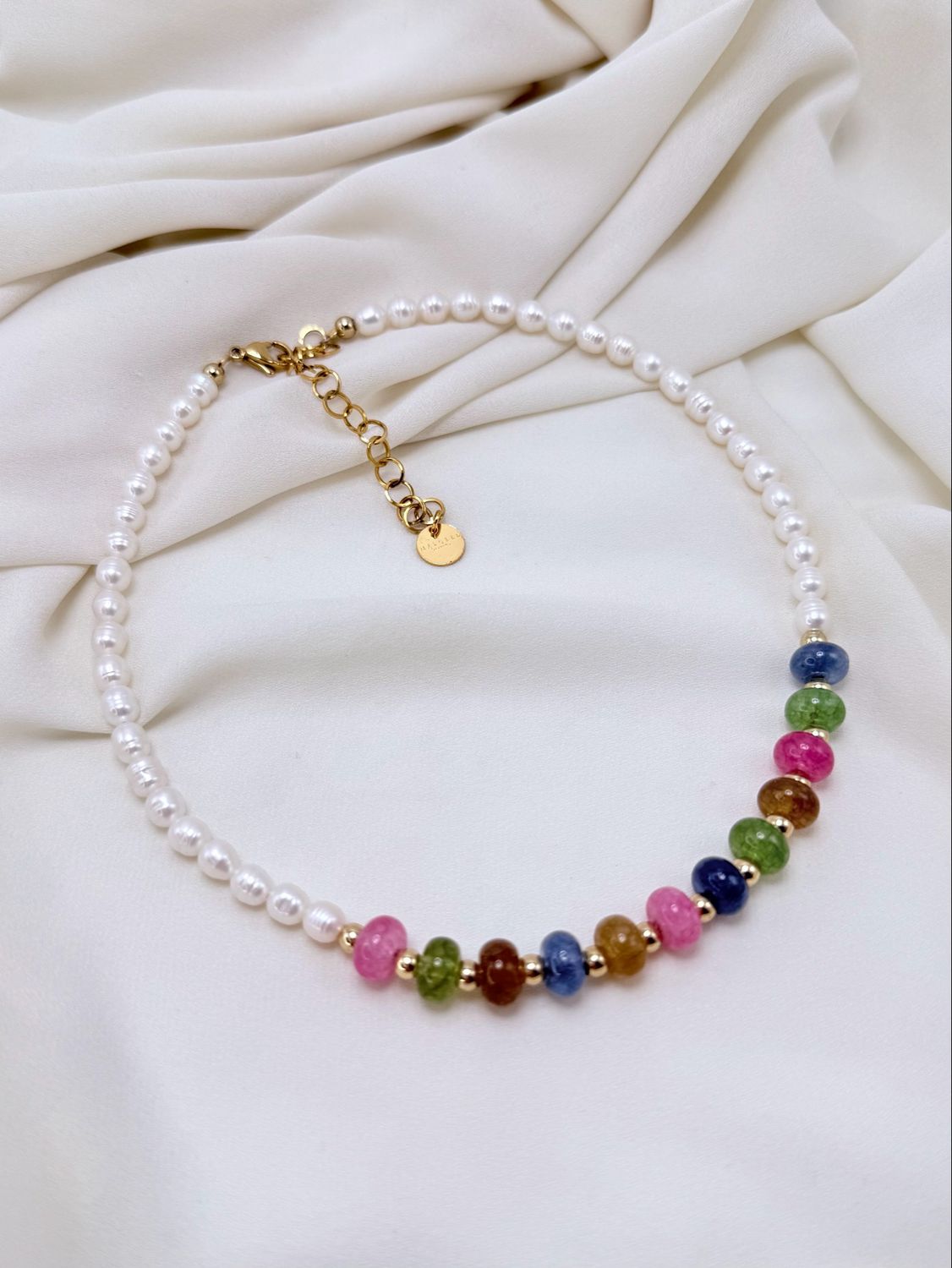 Girocollo/cocker perle multicolor