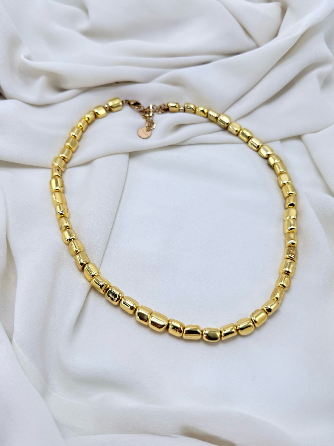 Girocollo gold stones