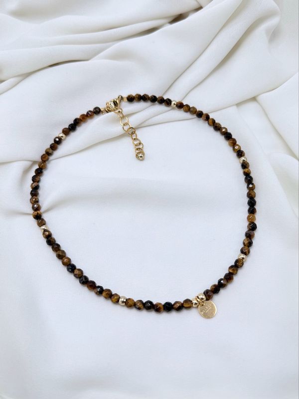 Chocker occhio di tigre