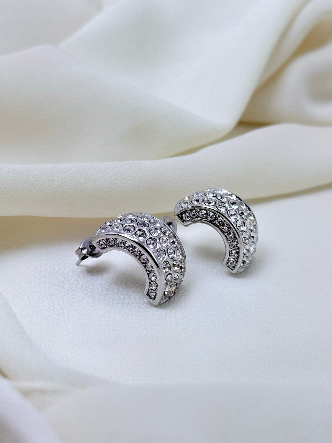 Orecchini bright star silver