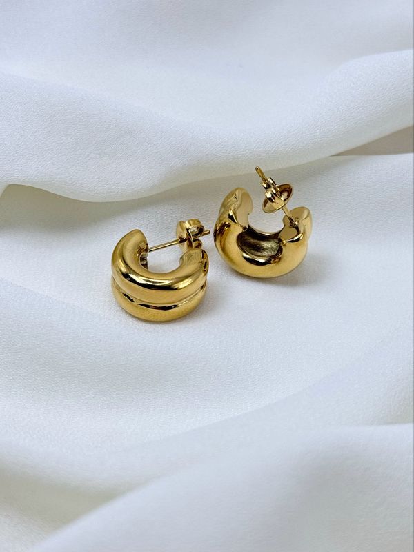 Orecchini double bubble Gold Orecchini double bubble Gold