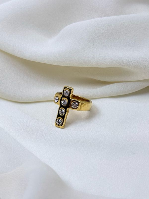 Anello credo white gold