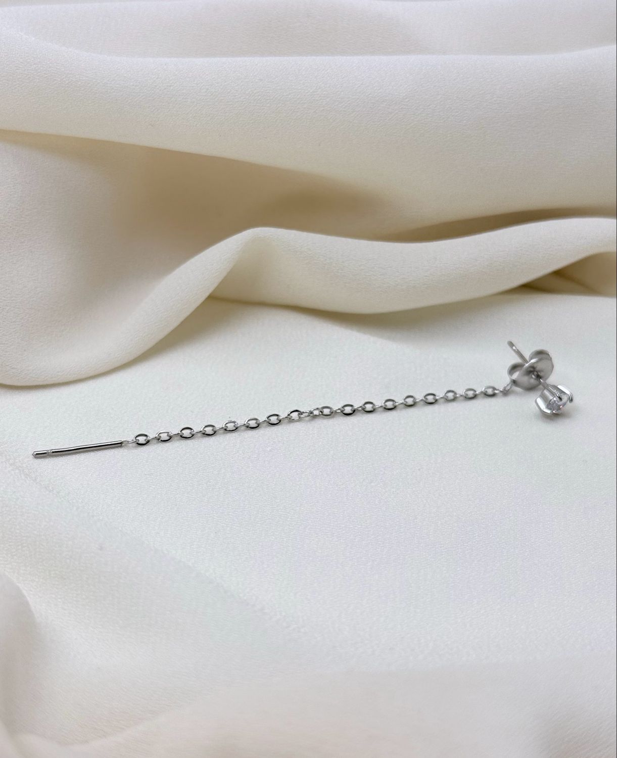 Fake saliscendi white silver