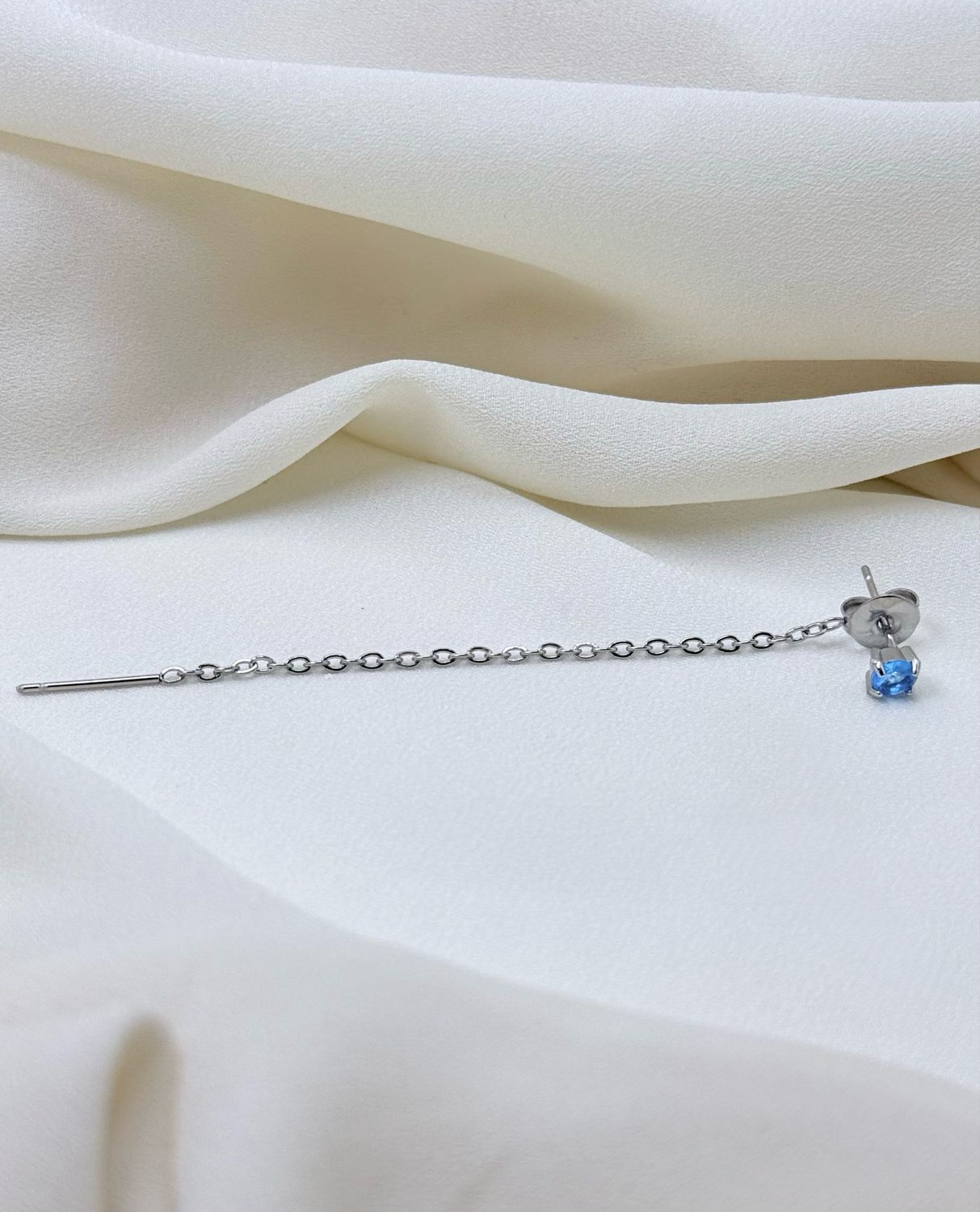 Fake saliscendi celeste silver
