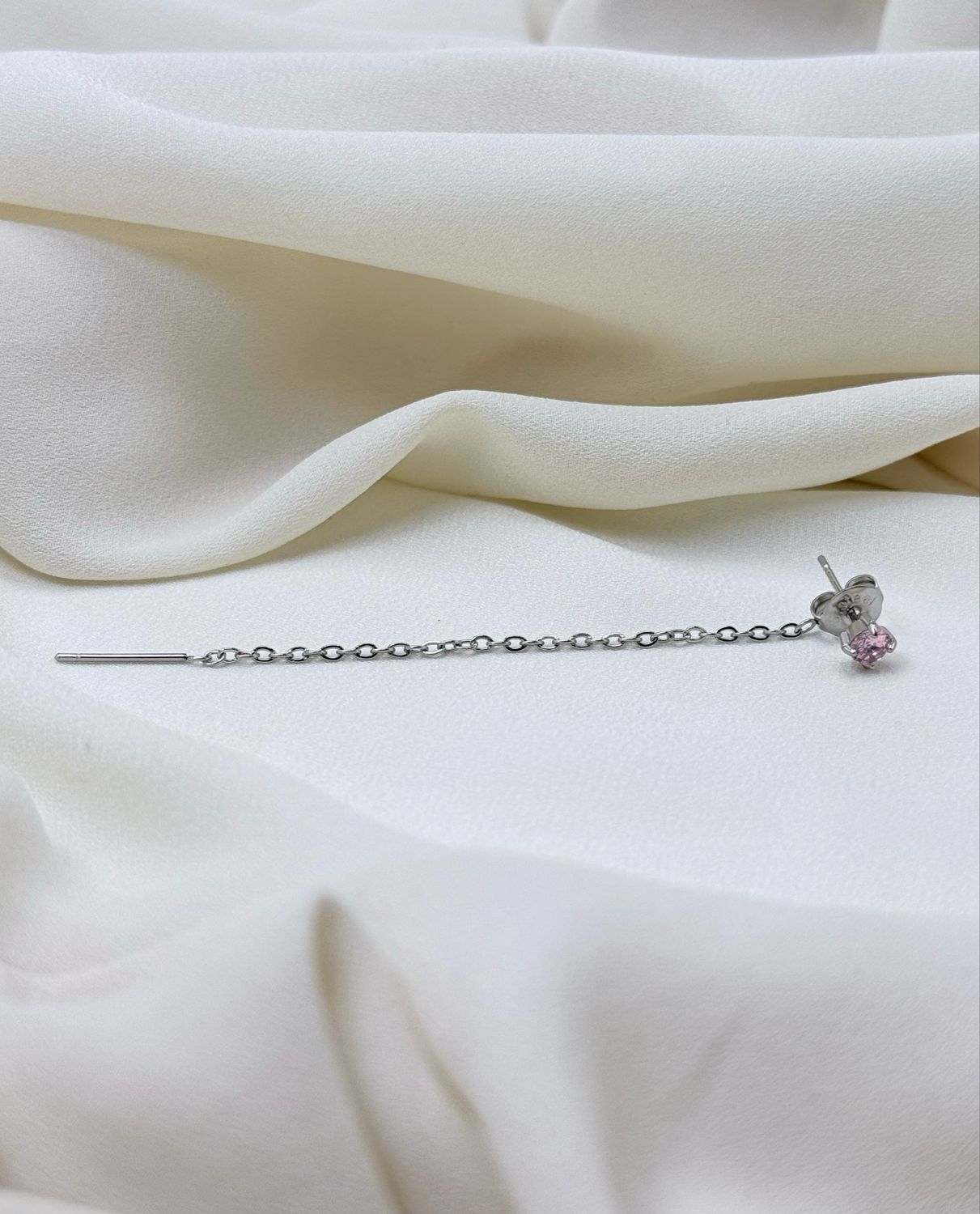 Fake saliscendi rosa silver