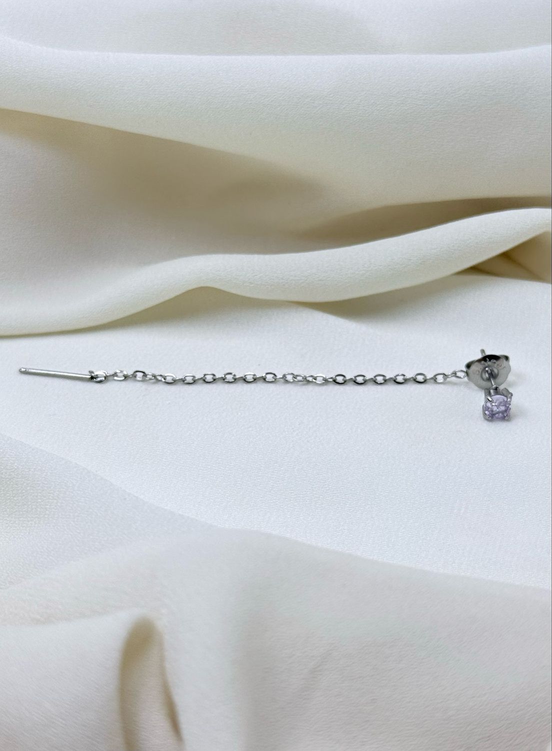 Fake saliscendi lilla silver