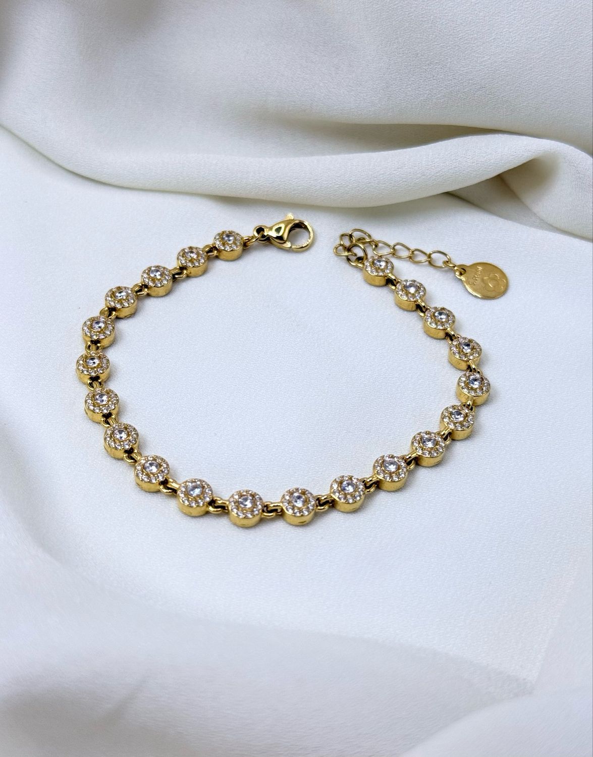 Bracciale onion pavé gold