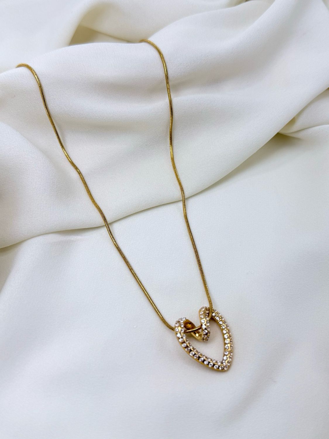 Collana double love Gold