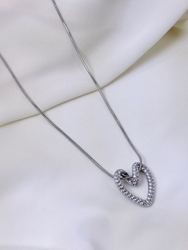 Collana double love silver