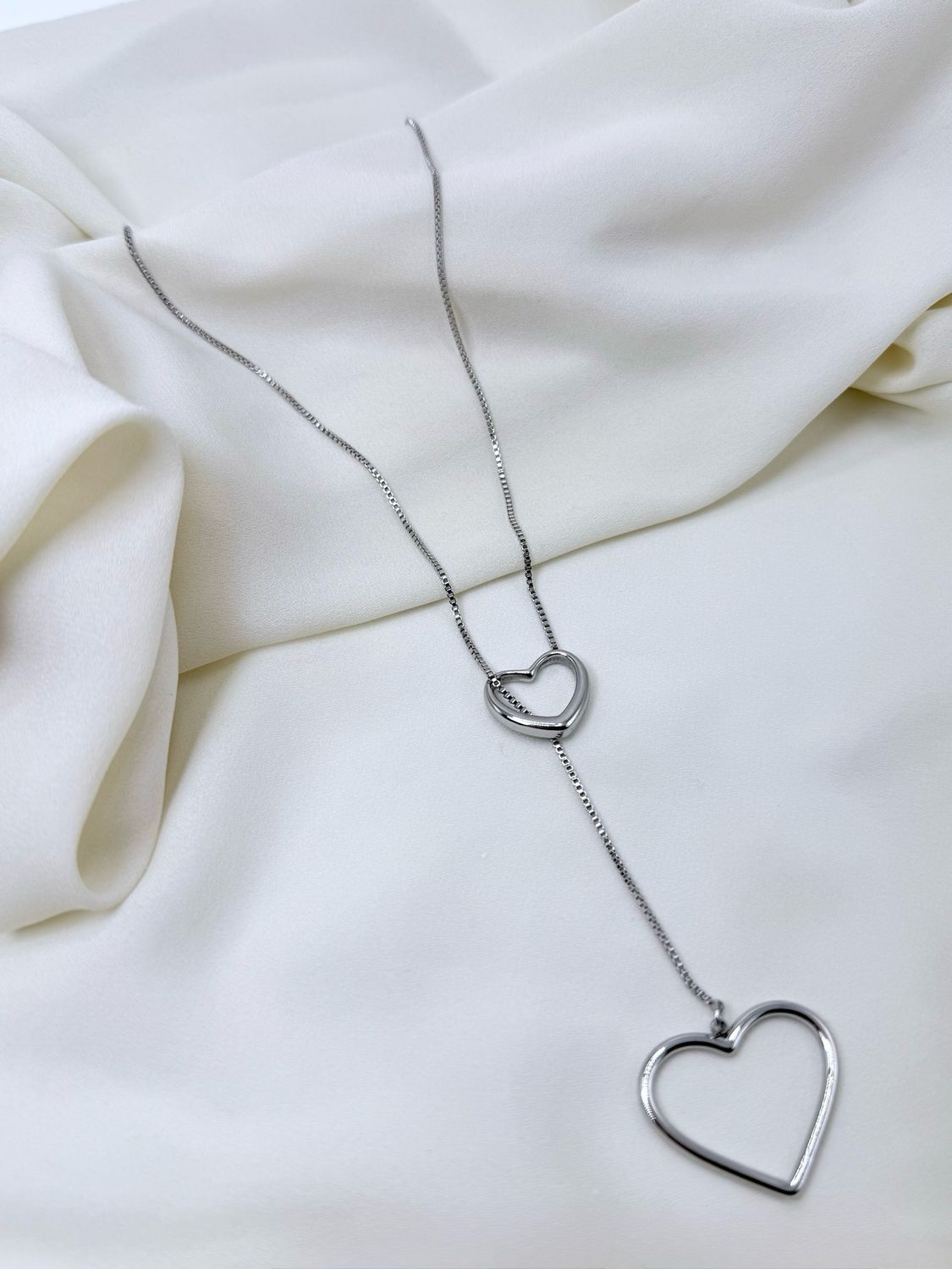 Collana fake love silver
