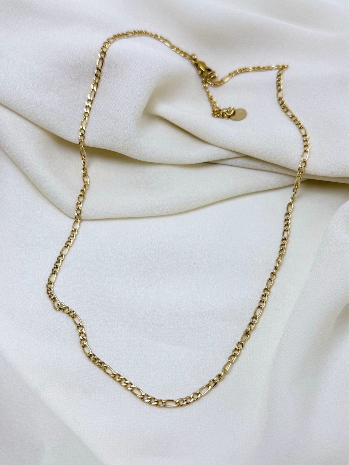 Girocollo figaro Slim gold