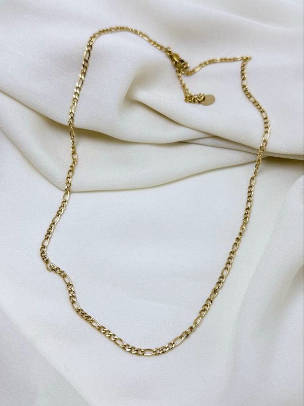 Girocollo figaro Slim gold