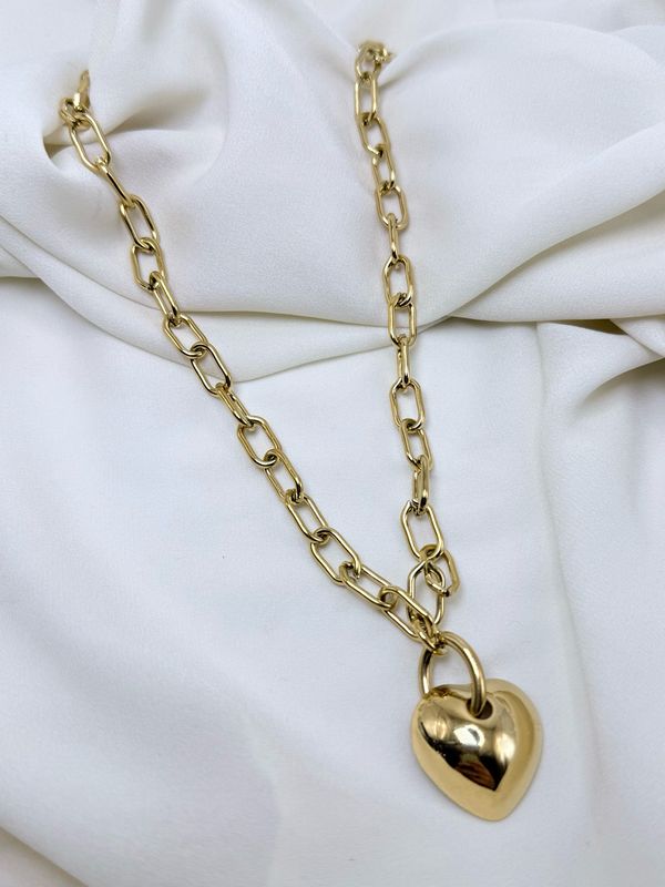 Collana big heart Gold