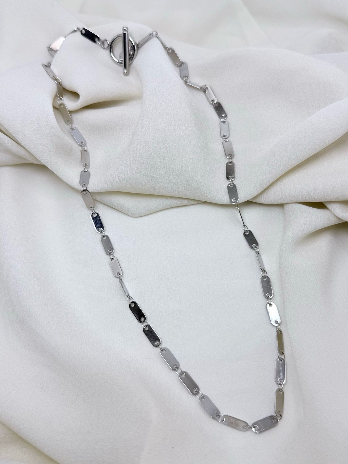 Girocollo mirror silver