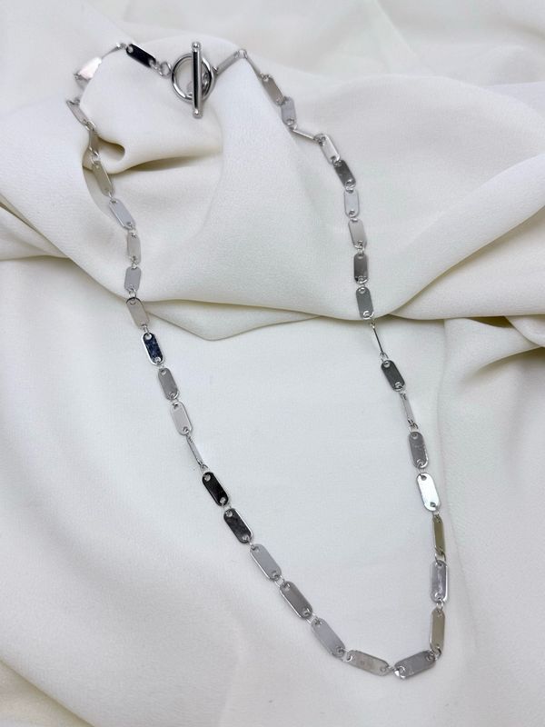 Girocollo mirror silver