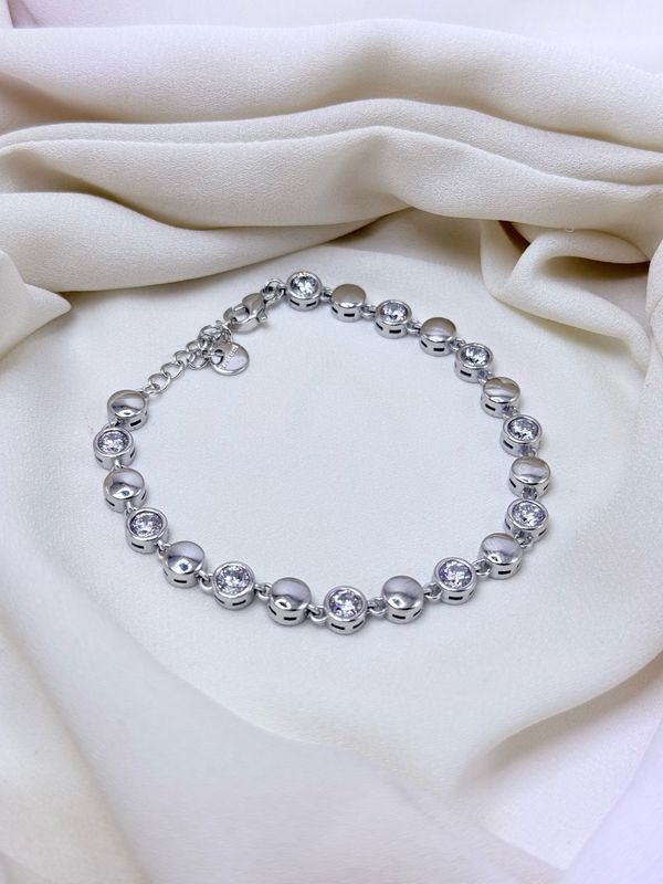 Bracciale light round silver