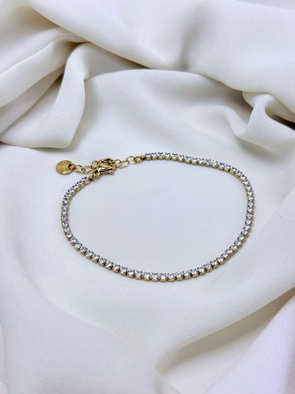 Bracciale tennis 2mm Gold