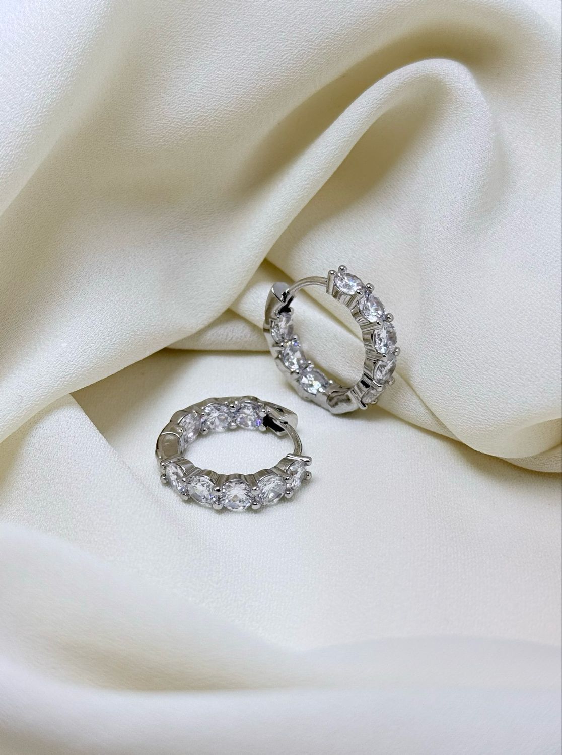 Hoops boreale white silver