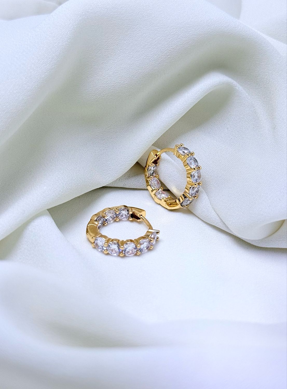 Hoop boreale white gold