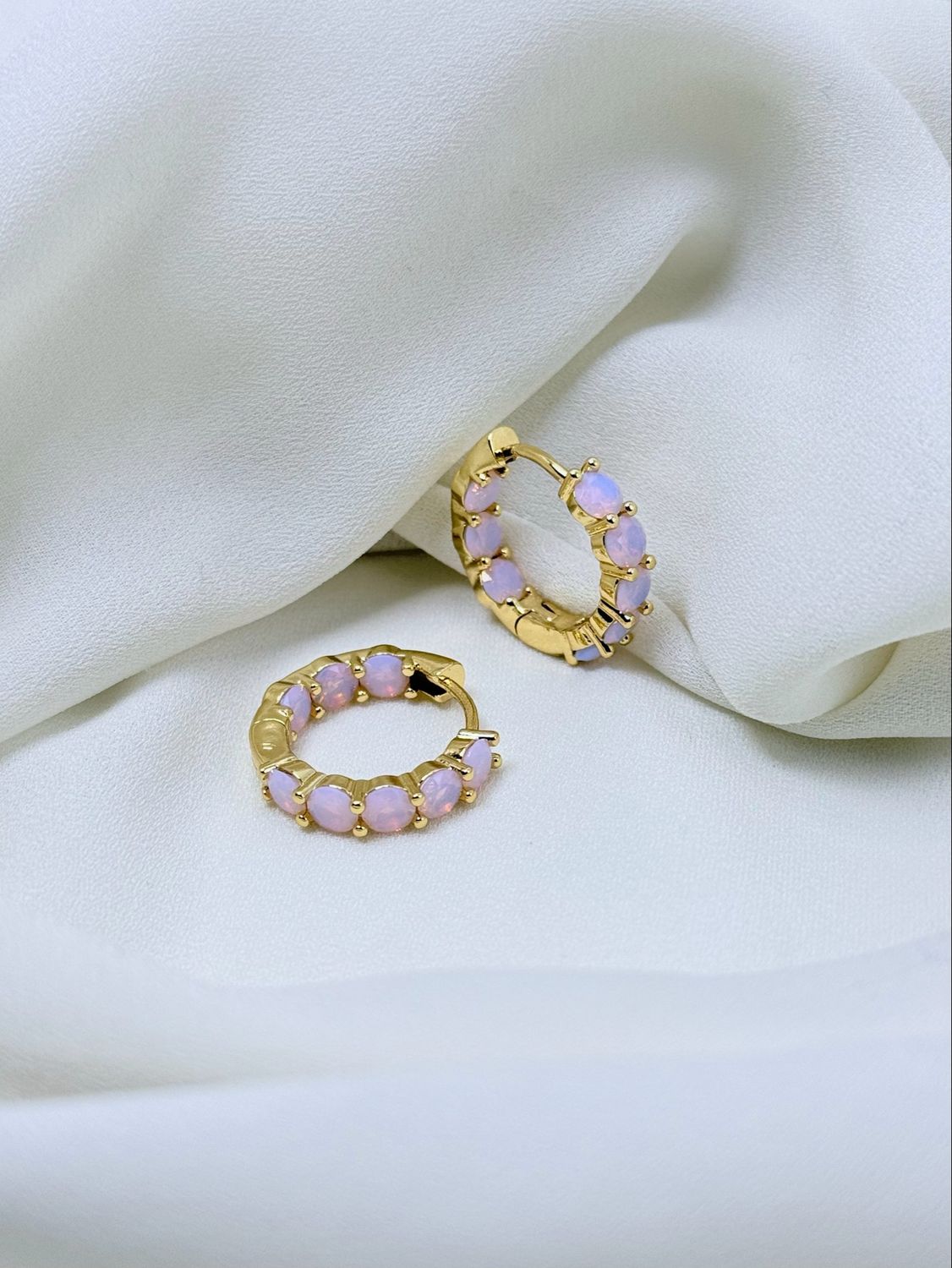 Hoops aurora boreale gold