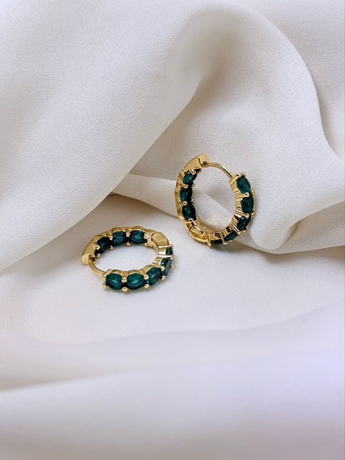 Hoops boreale verde gold