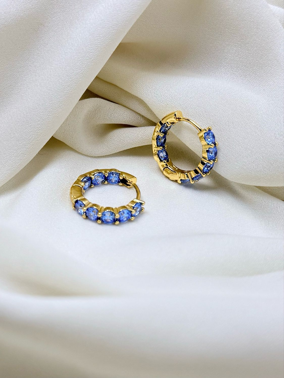 Hoop boreale celeste Gold