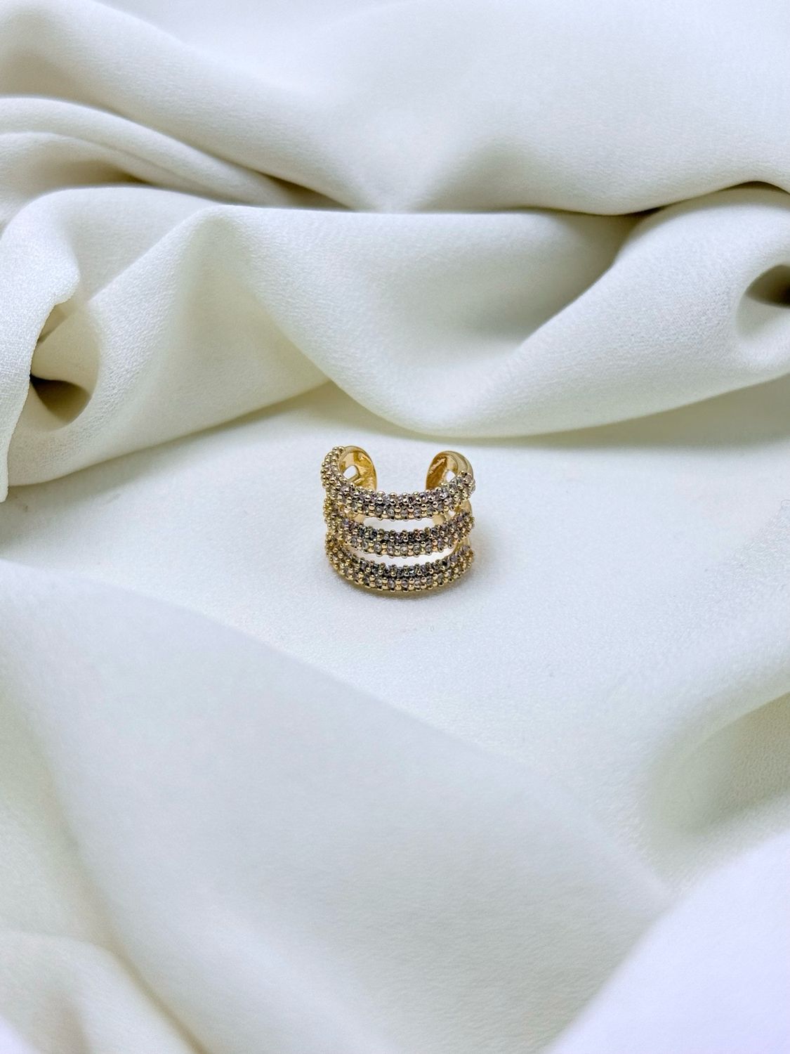 Earcuff trio fascia Gold