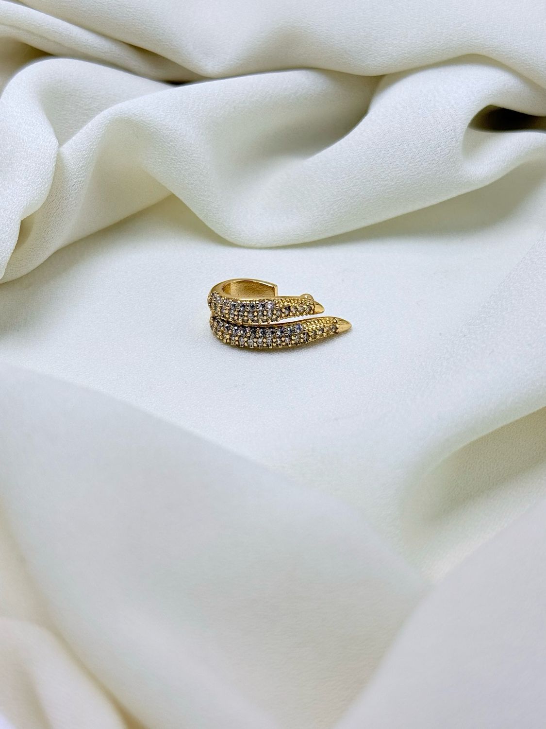 Earcuff aletta pavè