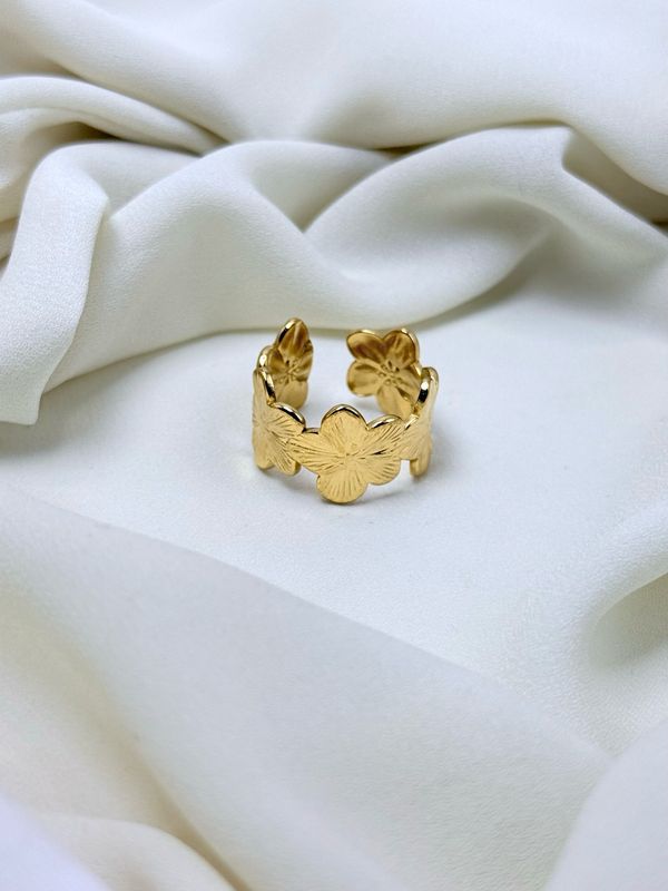 Anello fascia flowers