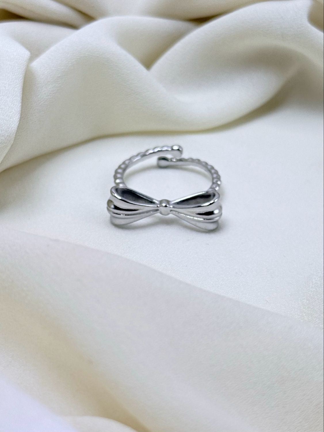 Anello fiocchetto silver