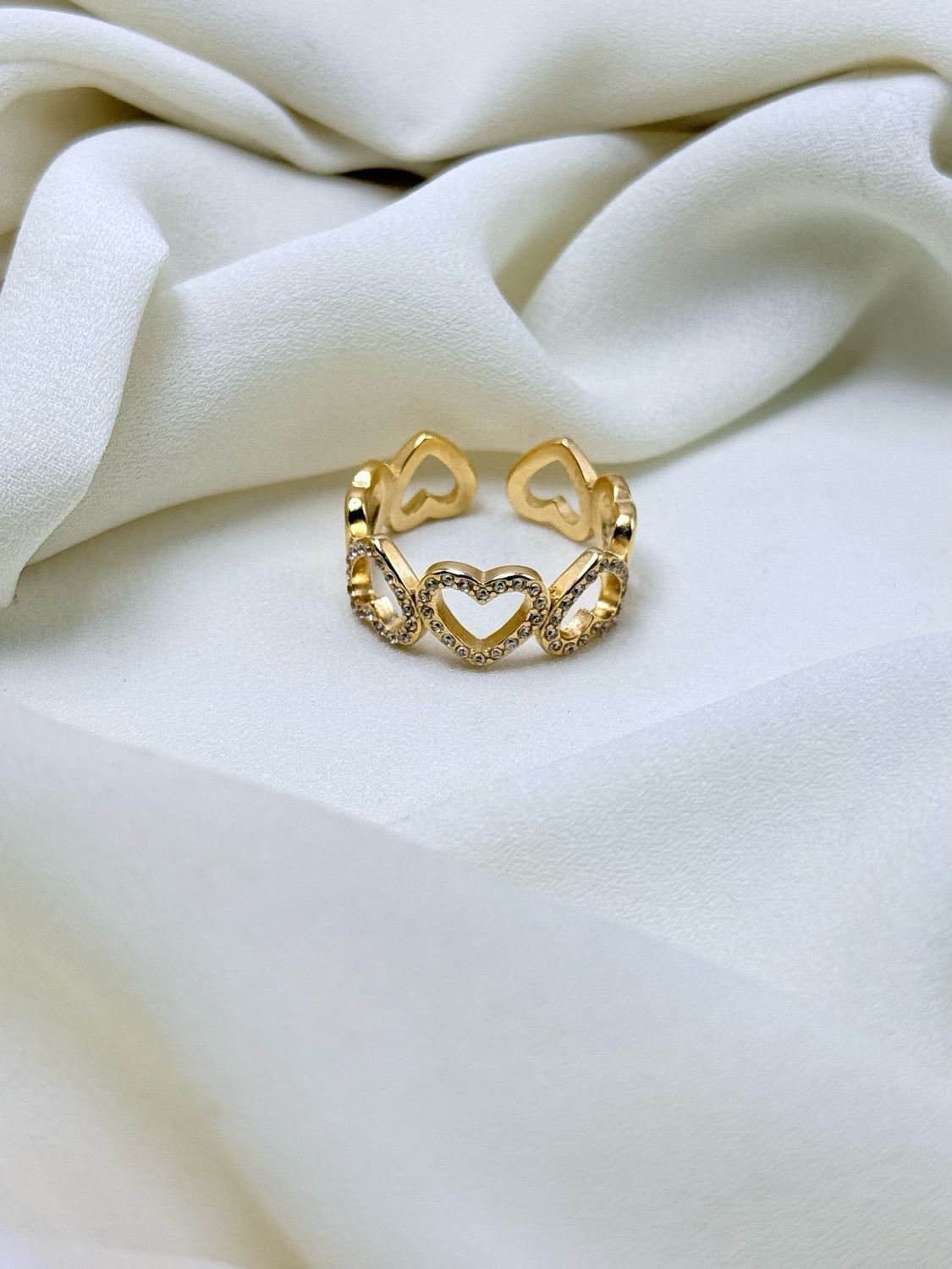 Anello fascia amore Gold