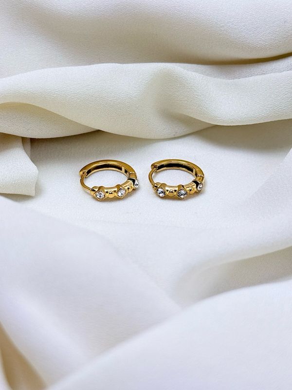 Hoop rugiada gold