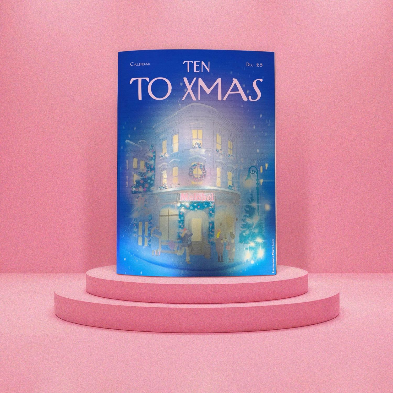 Calendario Ten to Xmas gold