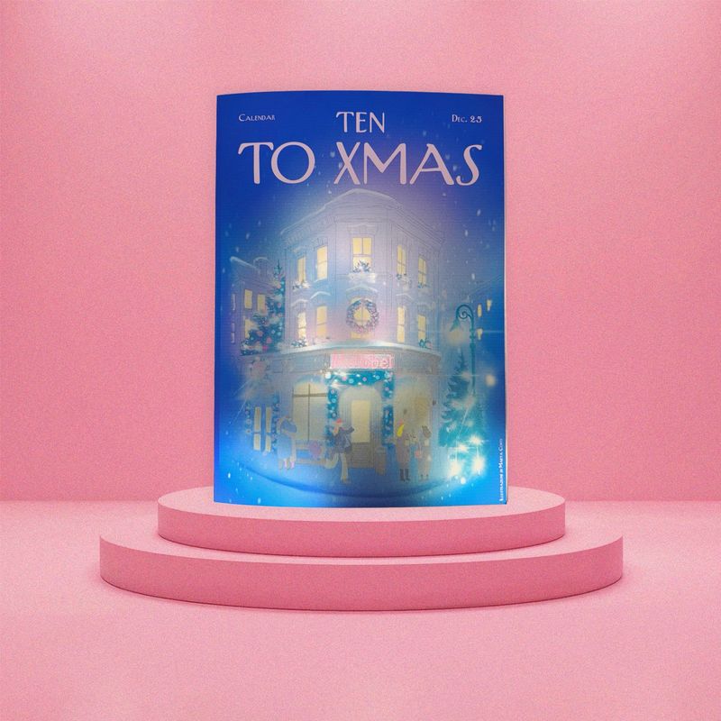 Calendario Ten To Xmas silver